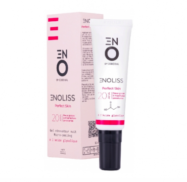 CODEXIAL - ENOLISS - Perfect Skin 20 AHA gel rénovateur nuit micro-peeling 30ml
