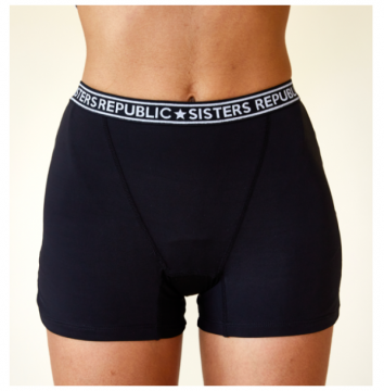 SISTERS REPUBLIC - Boxer menstruel ginger super noir taille xl