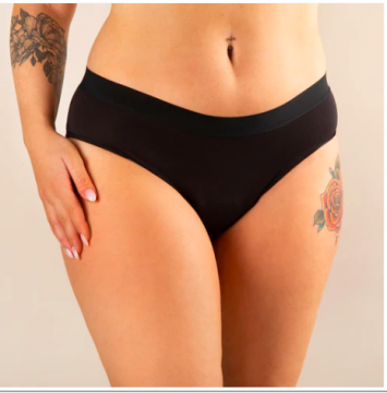 MADEMOISELLE CULOTTE - Culotte menstruelle Léa noir 34/36