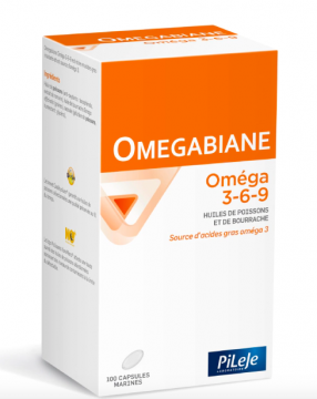 PILEJE - Omegabiane Oméga 3-6-9 100 capsules