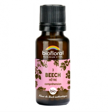 BIOFLORAL - Fleur de Bach granules 3 Beech - H&ecirc;tre bio 19,5g