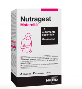 NHCO - Nutragest - 15 nutriments essentiels Grossesse 60 gélules + 30 capsules