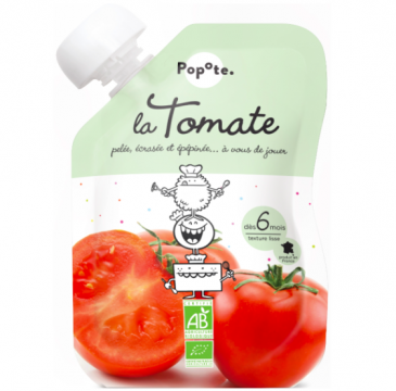 POPOTE - Gourde tomate bio 120g