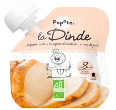 POPOTE - Gourde dinde bio 60g
