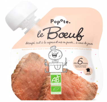 POPOTE - Gourde boeuf bio 60g