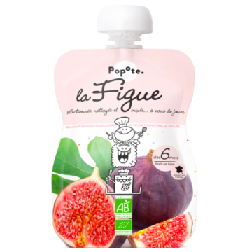 POPOTE - Gourde figue bio 120g