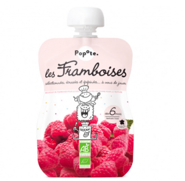 POPOTE - Les framboises bio 120g