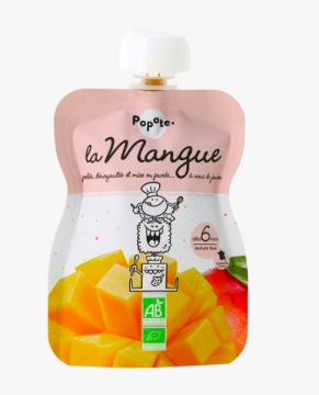 POPOTE - Gourde mangue bio 120g
