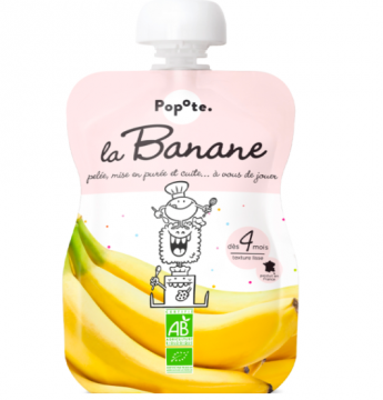 POPOTE - Gourde banane bio 120g