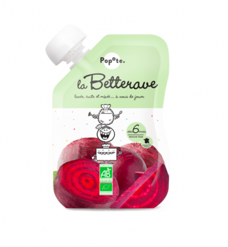 POPOTE - Gourde betterave bio 120g
