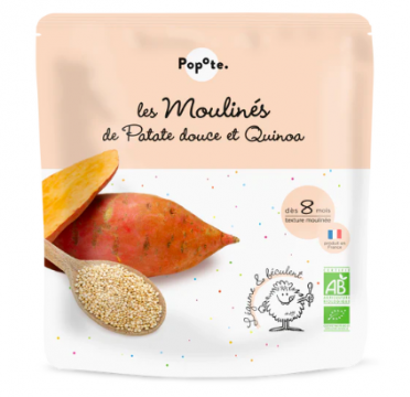 POPOTE - Les moulinés patate douce quinoa 180g