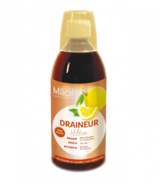 MILICAL - Draineur minceur ultra goût agrumes 500ml