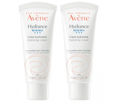 AVENE -  Hydrance Riche - Crème hydratante visage 2x40ml