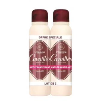 ROGE-CAVAILL&Egrave;S -  Absorb+ 48h homme anti-transpirant spray lot de 2x150ml