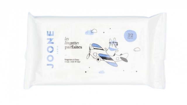 JOONE - Les lingettes parfaites - 32 lingettes à l'eau