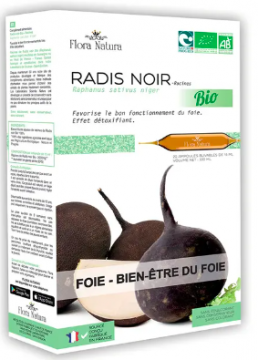 FLORA NATURA - Radis noir bio ampoules 20x15ml