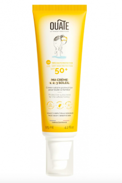 OUATE - Ma Crème 1, 2, 3 soleil visage et corps SPF 50+ 3-11ans 125ml