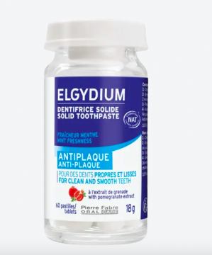 ELGYDIUM - Dentifrice solide anti plaque certifié naturel