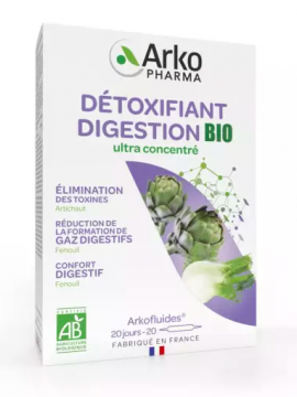 ARKOFLUIDES -  Artichaut fenouil bio 20 ampoules