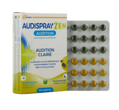 AUDISPRAYZEN - Audition - Jour 30 comprimés Nuit 30 comprimés