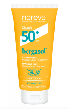 NOREVA - BERGASOL lait invisible SPF50+ 150ml