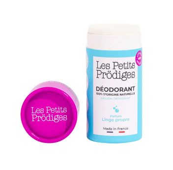 LES PETITS PRODIGES - D&eacute;odorant stick linge propre 48H 40g