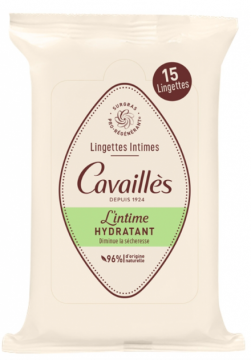 ROGE-CAVAILLÈS -  Lingettes Intimes Hydratant 15 lingettes