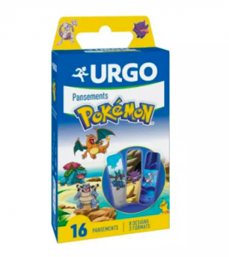URGO - Pansements prédécoupés Pokémon 16 pansements
