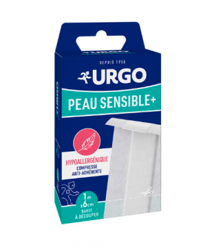 URGO -  Bande à découper peaux sensibles 1mx6cm