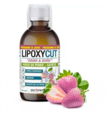 ERIC FAVRE - LIPOXYCUT perte de poids satiété saveur fraise 500ml