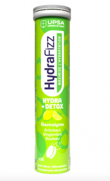 HYDRAFIZZ - Hydrafizz hydra+ d&eacute;tox 16 comprim&eacute;s &eacute;ffervescents
