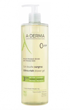 A-DERMA - Gel douche surgras 3en1 750ml