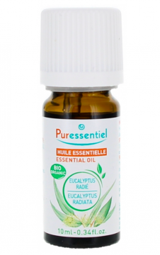 PURESSENTIEL -Huile éssentielle Eucalyptus Radié (Eucalyptus radiata) Bio 10ml