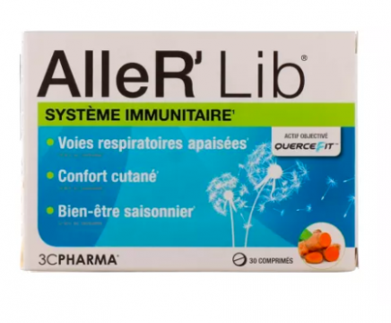 3C PHARMA - Aller'Lib - Syst&egrave;me Immunitaire 30 comprim&eacute;s