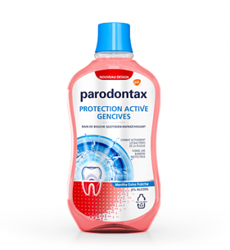 PARODONTAX - Bain de bouche protection activé gencives 500ml
