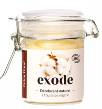 EXODE - Déodorant baume naturel et bio Coton Floral 50g
