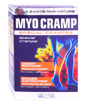 ERIC FAVRE - Myo cramp confort musculaire 30 comprim&eacute;s