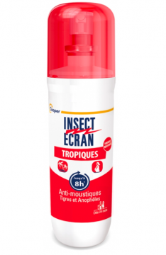 INSECT ECRAN - Anti-moustiques spray répulsif peau spécial tropiques 75 ml