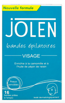 JOLEN - Bandes &eacute;pilatoires visage 16 bandes