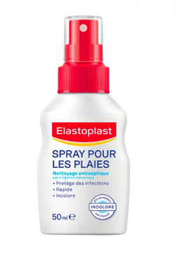 ELASTOPLAST - Spray antiseptique pour les plaies 50 ml