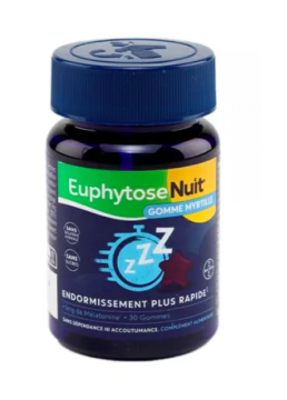 EUPHYTOSE - Nuit gomme myrtille x30