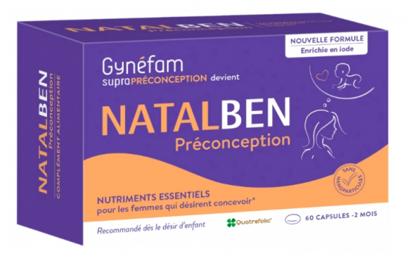 NATALBEN -  Pr&eacute;conception 60 capsules