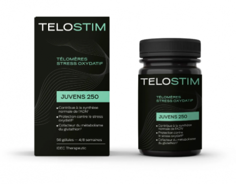 TELOSTIM - JUVENS 250 - T&eacute;lom&egrave;res stress oxydatif 56 g&eacute;lules