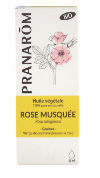 PRANAROM - Huile Végétale Rose Musquée Bio 50 ml
