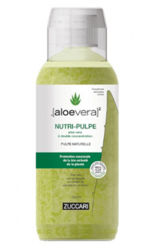 ZUCCARI - ALOEVERA - NUTRI-PULPE goût pêche blanche 1L