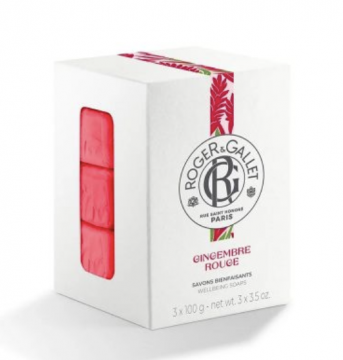 ROGER & GALLET - Gingembre Rouge Savon Parfumé 3X 100g