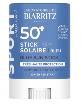 LDB ALGAMARIS - Alga Maris Sport Stick Solaire SPF50+ Bio 12 g - Teinte : Bleu