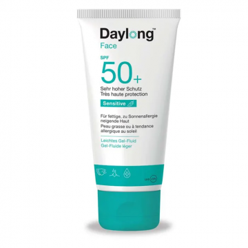 DAYLONG Sensitive - Gel Fluide Visage SPF50+ Peaux Grasses 50ml
