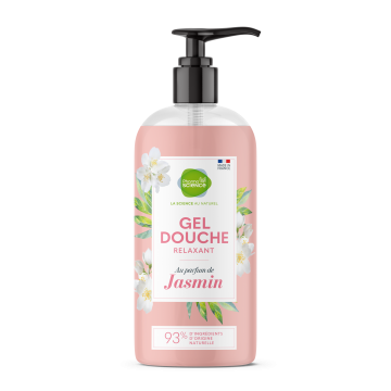 PHARMASCIENCE - Gel Douche Relaxant - Parfum Jasmin 1L