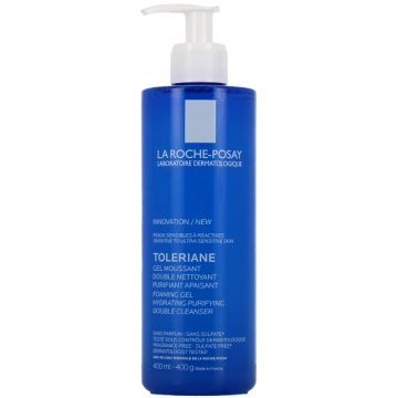 LA ROCHE POSAY - TOLÉRIANE - Gel Moussant Double Nettoyant Purifiant Apaisant 400ml
